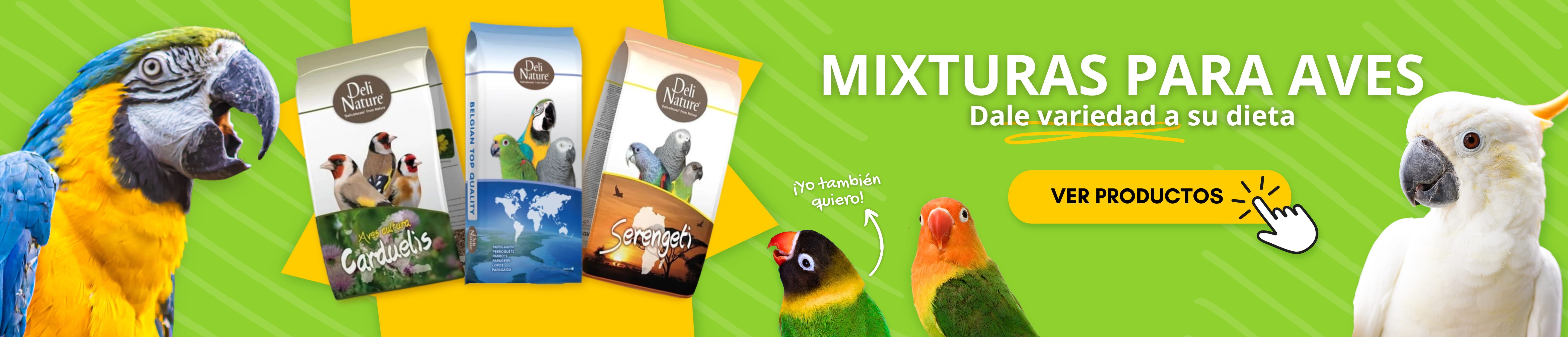 Mixturas para todo tipo de aves